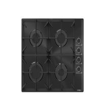 ჩასაშენებელი ქურის ზედაპირი MILLEN 6Y4G MOON SERIE BLACK GLASS