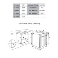 ჩასაშენებელი ღუმელი VOX EBB7226 (65L, 1200W + 1100W) - Image 2