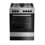გაზქურა BEKO FSET 62111 GSS SUPERIA (გაზქურა გაზი, ღუმელი ელექტრო)