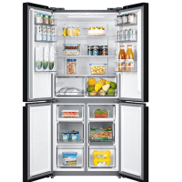 მაცივარი Midea MDRF632FIF22, 424L, A+, No Frost, Refrigerator, Black - Image 2